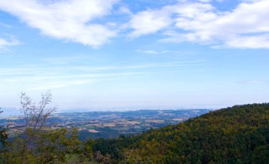 Panoramik dağ Maljen Sırbistan batı kesiminde üzerinden