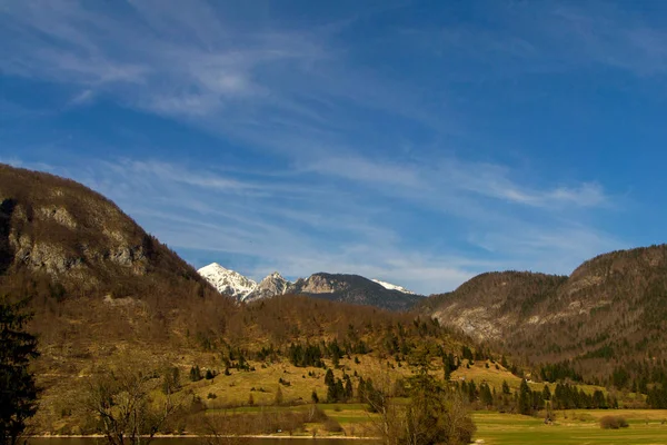 Alp Dağ doruklarına — Stok fotoğraf