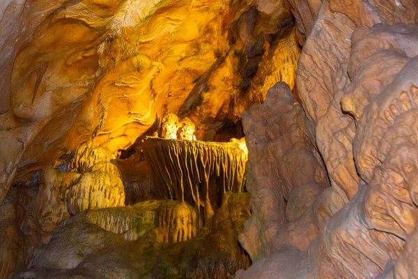 Grotte Est Estimée Millions Années Symbole Grotte Est Stalagmite Massif — Photo