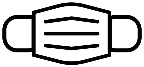 Kişisel koruyucu ekipmanlar, kişisel koruyucu ekipmanlar düz vektör simgeleri ve semboller. Cerrahi maske, tıbbi maske. Taslak semboller. Önleme, önleme 19. 