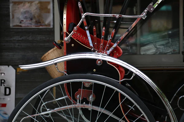 Vehicle to move with the human power for the tourist of Tokyo, Japan