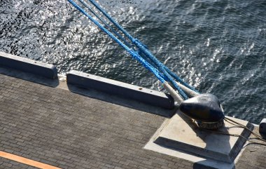 Halatı geminin bağlama Limanı bulunan bağlantı toplayan