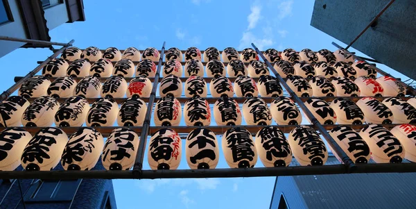 Landschap Van Decoratie Van Vele Lantaarns Japan Tokio — Stockfoto