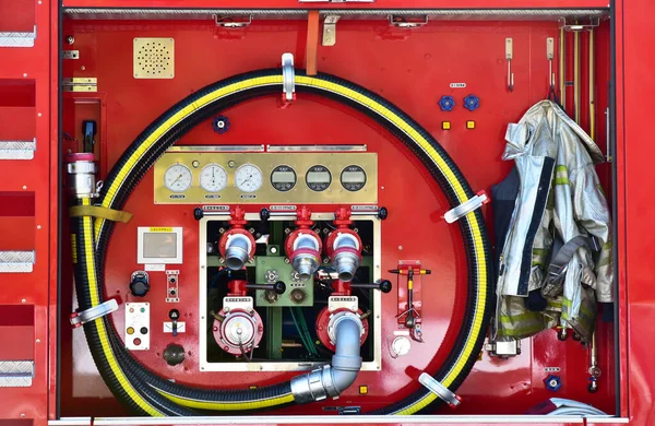 Operation Panel Fire Engine — Stock Photo, Image