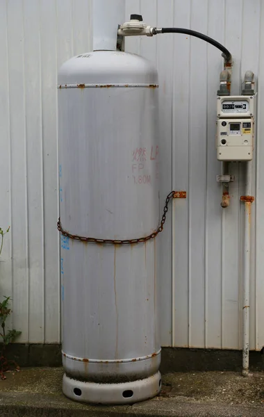 Japán Hazai Tüzelőanyag Gázpalackja — Stock Fotó