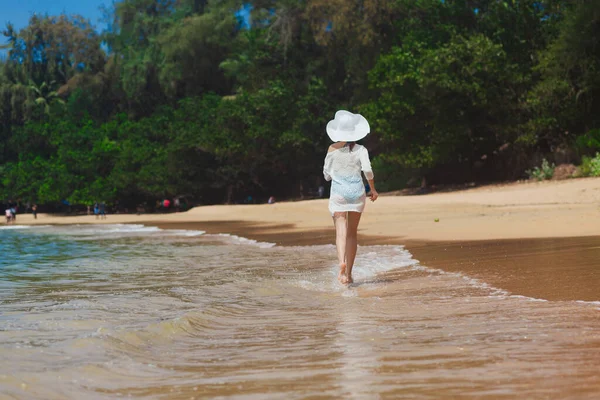 Sommarsemester Vid Stranden Traveling Relaxation Concept — Stockfoto