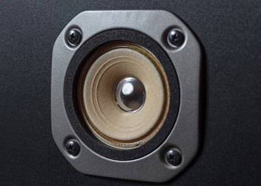 Yüksek kaliteli hoparlörler. HiFi ses sistemi ses kayıt stüdyosu için dükkanda. Profesyonel Merhaba-Fi Kabin Hoparlör kutusu. Ses ekipmanları için kayıt stüdyosu. Satın dj donatmak müzik mağazası
