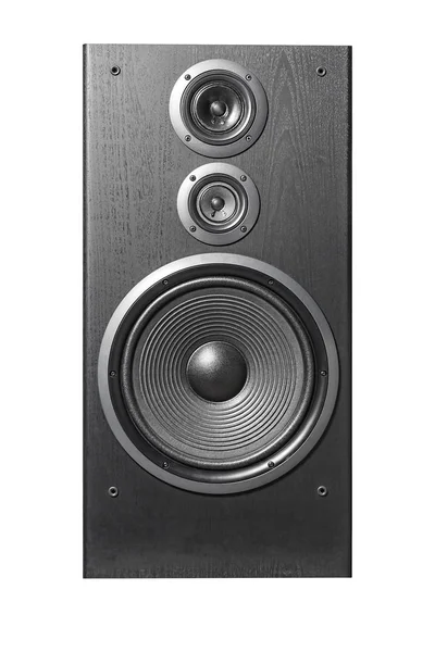 High quality loudspeakers.Hifi sound system in shop for sound recording studio.Professional hi-fi cabinet speaker box.Audio equipment for record studios.Buy dj equip in music store