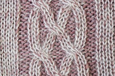 Örgü arka plan. Örülmüş doku. Yünden örgü numunesi. Örgü Deseni.