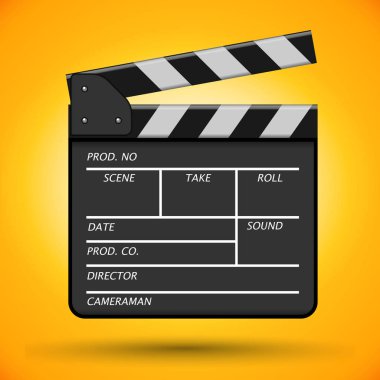 Klaket bir sinyali olarak filme önce resim ve ses makineleri başlangıç eşitlemek için kullandığınız bir cihazdır.