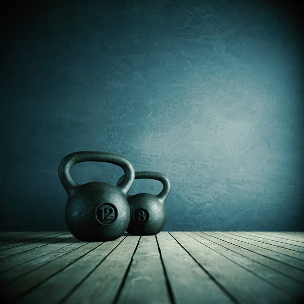 Tetera campana para fitness y levantamiento de pesas —  Fotos de Stock