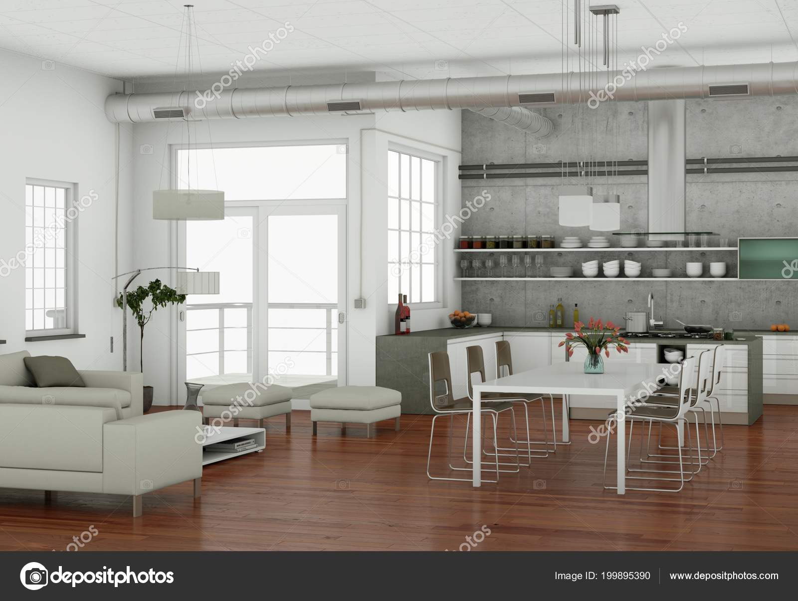 Diseño de interiores sala-comedor moderno | Diseño de interiores ... Diseño de interiores sala-comedor moderno | Diseño de interiores ...