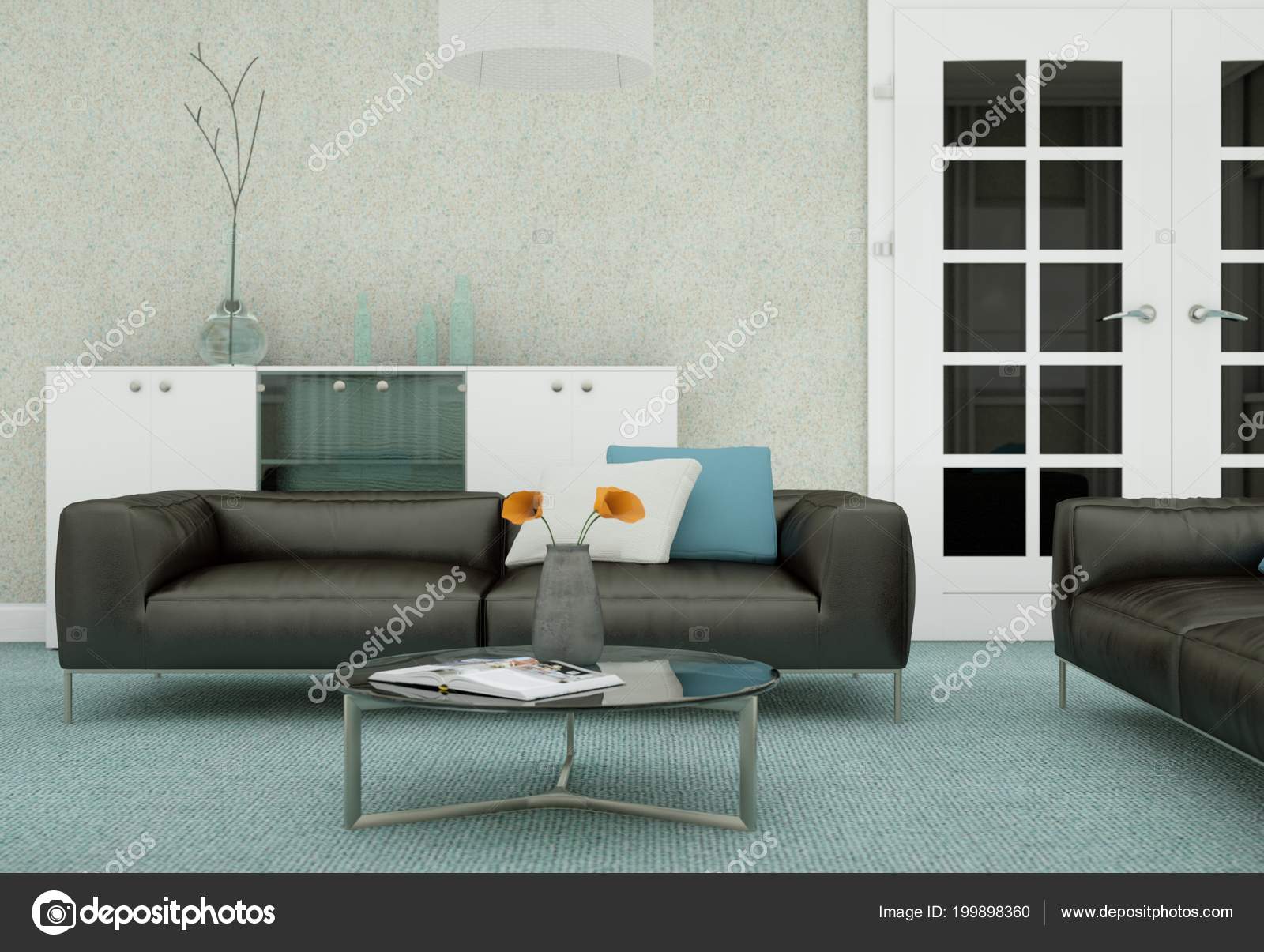 Modern Living Room Interior Design With