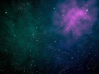 Derin uzay yıldızlarda zengin gösteren resim