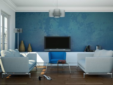 modern iç tasarıma oturma odası