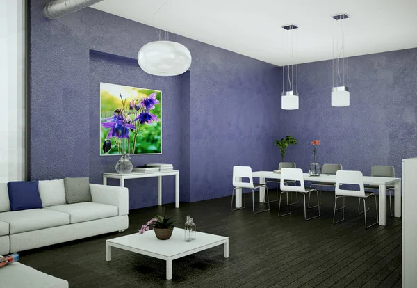 modern iç tasarıma daire