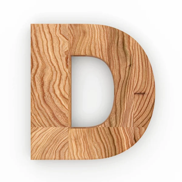 Beyaz arka plan üzerinde ahşap mektup Disolated