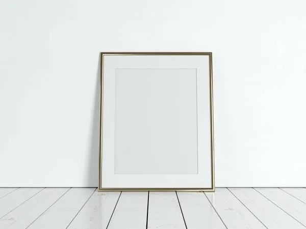 Poster product design styled mockup. Empty frame mockup. — Stock Photo, Image