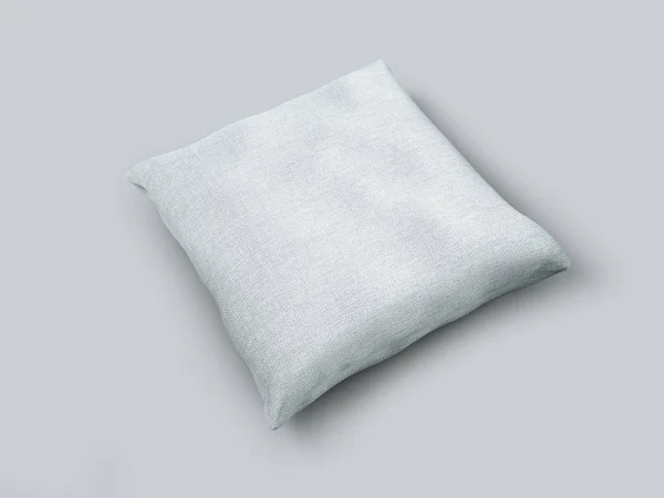 Blank pillow isolated on white background for your design. — Stock Photo, Image