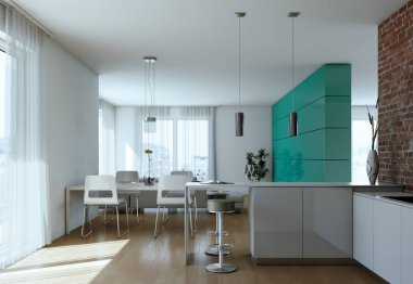 Modern parlak düz iç tasarım kanepeler