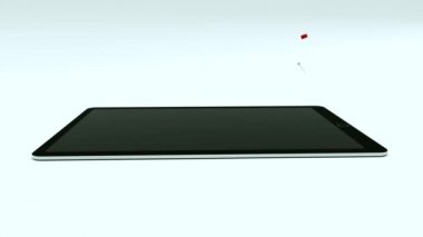 Bina kadar Modern oturma odası tablet