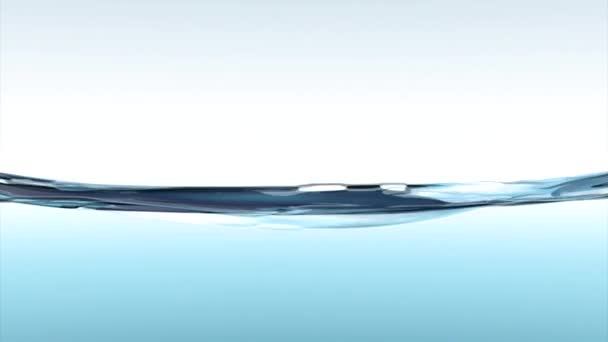 Su yüzeyi. ekran Hd 1080 animasyon su doldurur. — Stok video