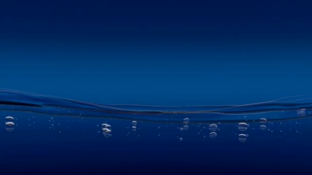 Superficie del agua. animación de agua llena la pantalla HD 1080 . — Vídeo de stock