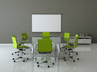 Modern konferans odası iç tasarım