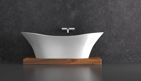 Moderno banheiro brilhante design de interiores — Fotografia de Stock
