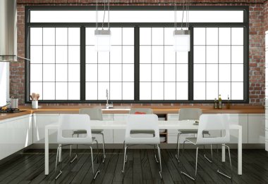 Modern parlak yaşam iç tasarım kanepeler ile Oda ve stonewall