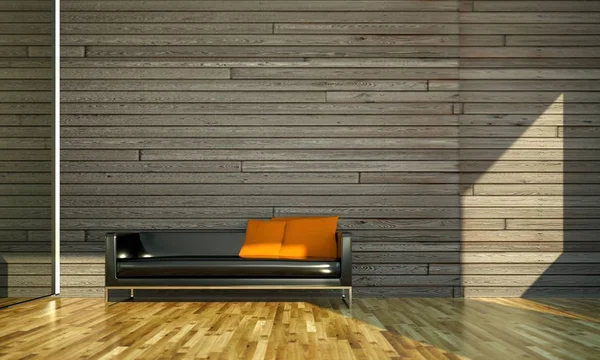 Interiør design moderne lyse værelse med sofa - Stock-foto