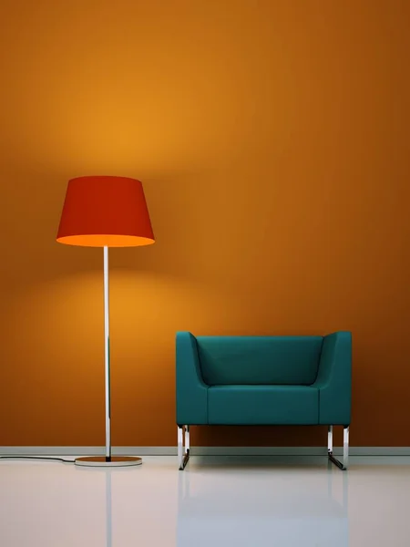 İç tasarım modern parlak Oda koltuk