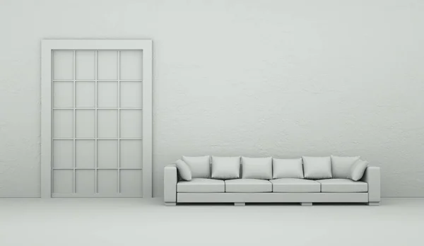 Design interiéru modelu pokoj s pohovkou — Stock fotografie