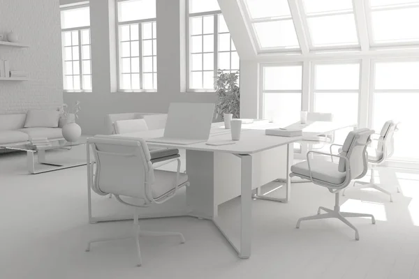 Model of conference room interior design. 3d rendering — Stock Photo, Image