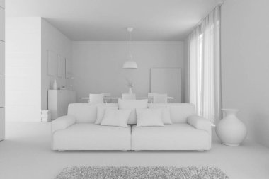 modern iç mekan tasarımları oturma odası modeli