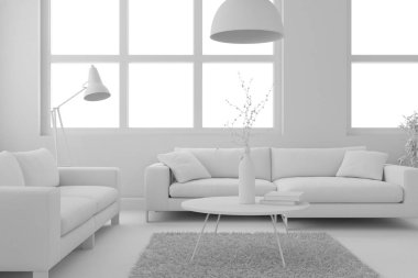 modern iç mekan tasarımları oturma odası modeli