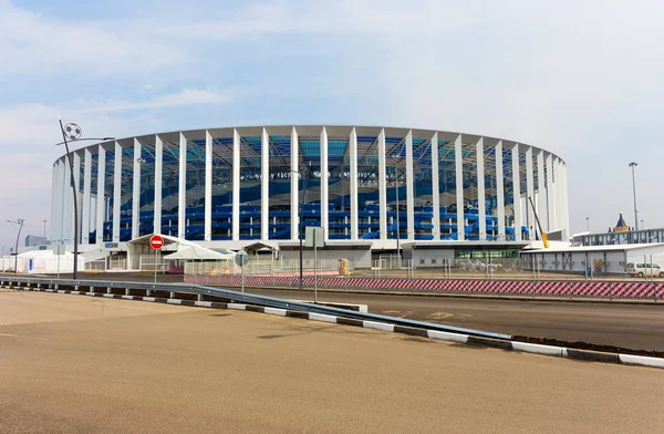 Stadionul de fotbal din Nijni Novgorod la FIFA 2018 — Fotografie, imagine de stoc