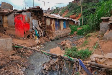 Nairobi şehrinin en büyük gecekondu mahallesi, Afrika
