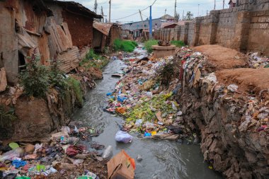 Nairobi şehrinin en büyük gecekondu mahallesi, Afrika