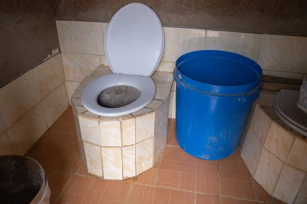 Ecological Bathroom Africa — Stock Photo, Image