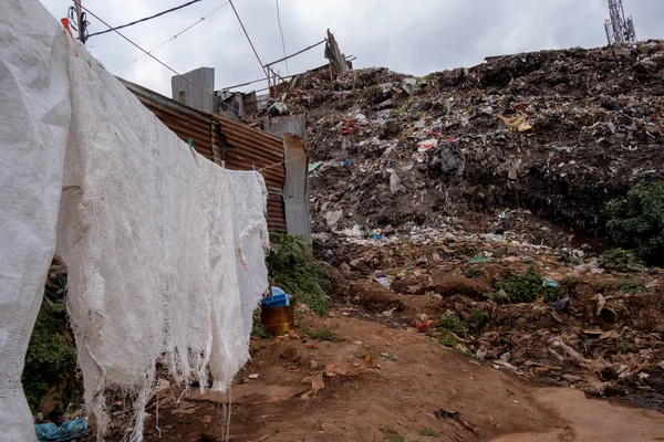 Maior Favela Cidade Nairobi África — Fotografia de Stock