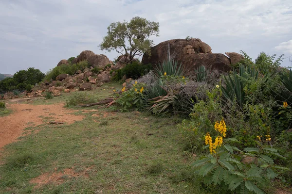 Rocce Nella Regione Laikipia Kenya — Foto Stock