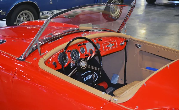 Conductor Cabina Pasajeros Mga Roadster 1959 Fotografiado Salón Internacional Del — Foto de Stock