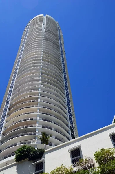 Ultra Modern Rental Buildings Soaring High Miami Florida — Stock Photo, Image