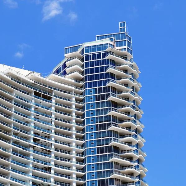 Ultra Moderne Huur Gebouwen Die Hoog Boven Miami Florida Stijgen — Stockfoto