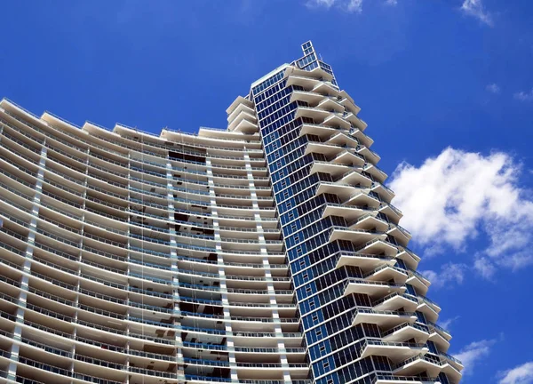Des Immeubles Location Ultra Modernes Survolent Miami Floride — Photo
