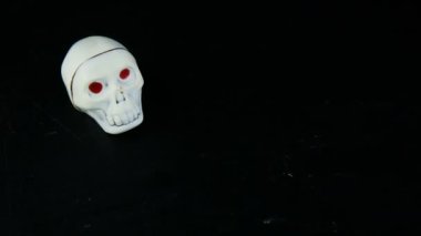 iskelet kafatası şekli tek çikolata şeker Panoraması