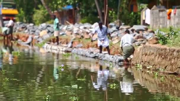 Alappuzha Kerala Hindistan Şubat 2012 Kameralar Hindistan Şubat Alappuzha Yerel — Stok video