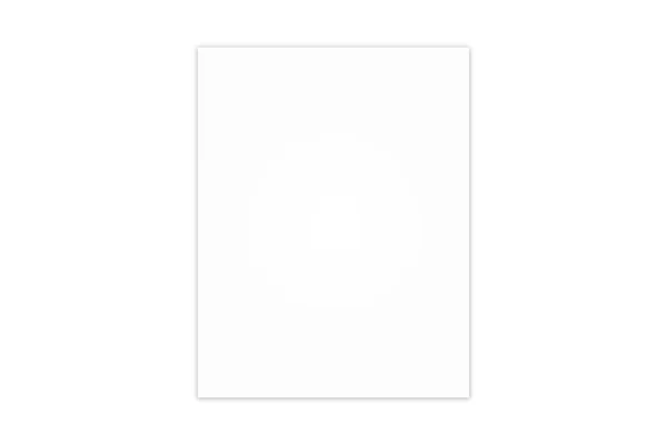 Pusty Biały Papier Firmowy Arkuszy Papieru Białym Tle — Zdjęcie stockowe