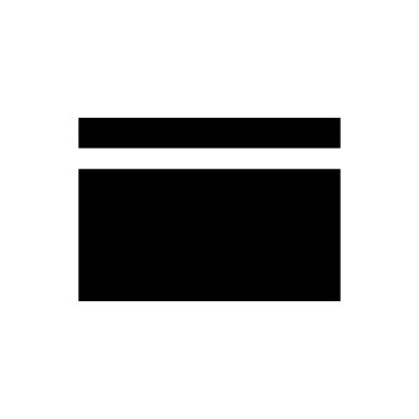 Kredi kartı glif simgesi